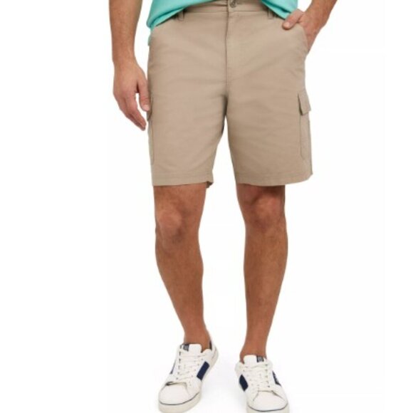 Chaps Golf 78 Men's 30 Tan Beige 9" Cargo Shorts 6 Pocket Stretch Flat Front - Picture 16 of 16